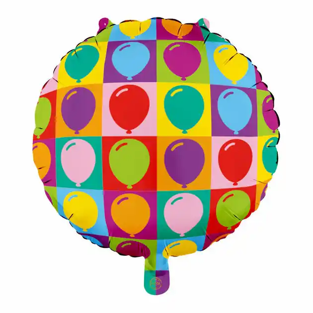 Exclusieve Aanbieding Folieballon 18 Inch Rond Pop Party