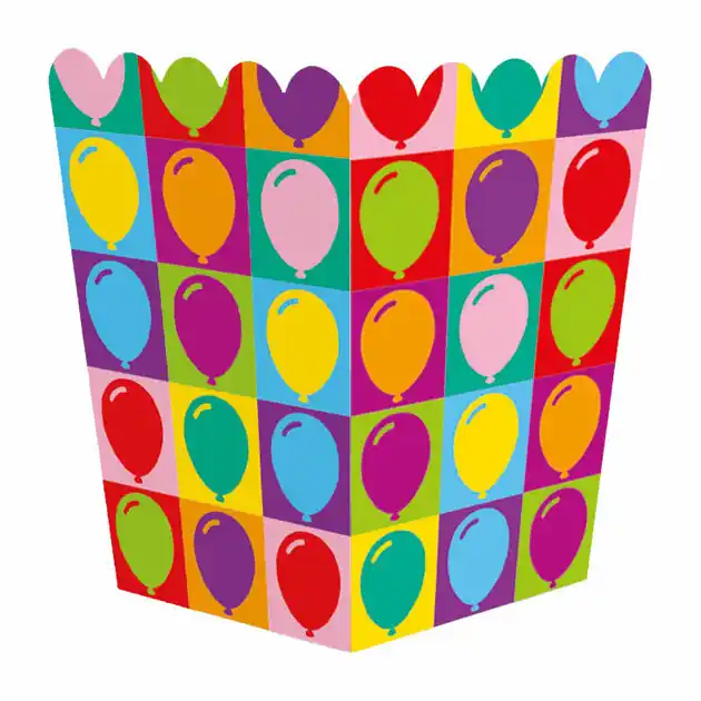 Meest Verkocht Papieren Snackboxen Pop Party - 8st.