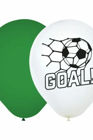 Ballonnen 12 Inch Voetbal - 8st. Nieuw