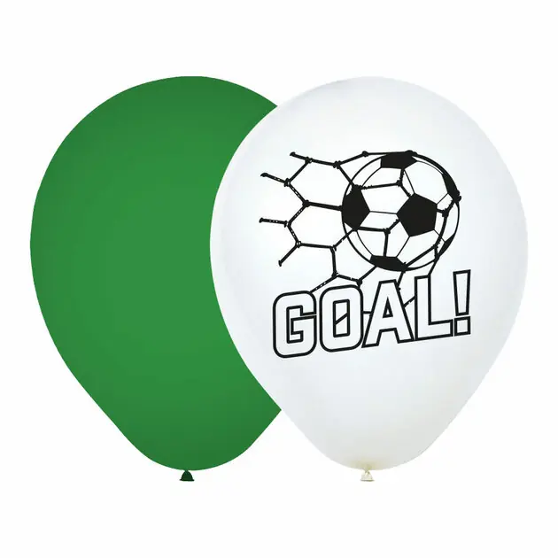 Ballonnen 12 Inch Voetbal - 8st. Nieuw