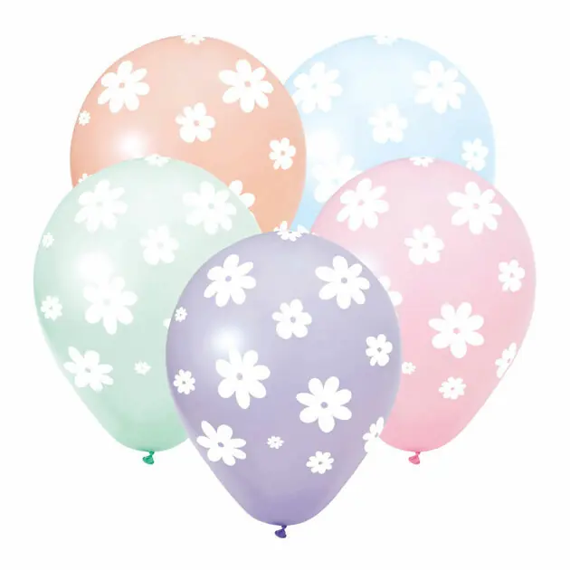 Lage Kosten Ballonnen 12 Inch Madeliefjes - 8st.