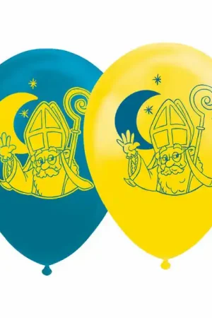 Voordeelprijs Ballonnen 12 Inch Sinterklaas - 8st.