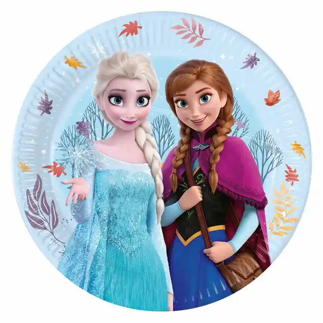 Papieren Borden 23cm Frozen Idyllic Wonder - 8st. Beste Prijs