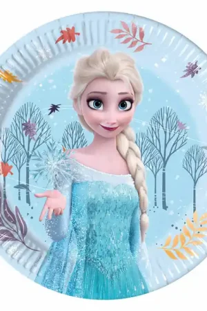 Papieren Borden 20cm Frozen Idyllic Wonder - 8st. Bestseller