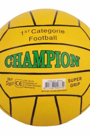 Straatvoetbal Rubber - Champion Geel Merkproduct