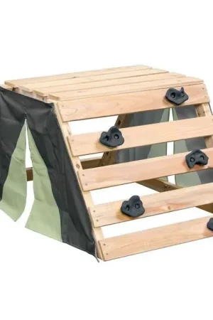 SwingKing Houten Speeltoestel Charlie Small Groen - Zonder Glijbaan Gratis Retour