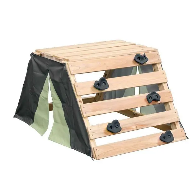 SwingKing Houten Speeltoestel Charlie Small Groen - Zonder Glijbaan Gratis Retour