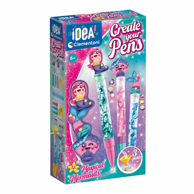 Clementoni Idea Maak je eigen Pennen - Magical Mermaids Beperkt Aanbod