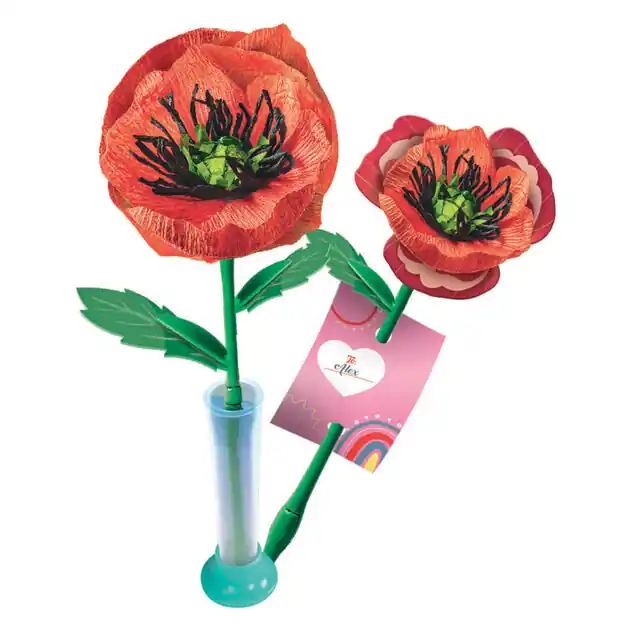 Korting Clementoni Idea Maak Je Eigen Bloemen - Klaproos