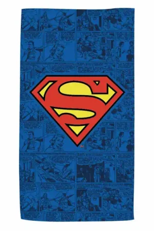 Direct Beschikbaar Badhanddoek Superman, 170x90cm