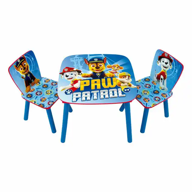 Betrouwbaar Set Houten Tafel met Twee Stoelen PAW Patrol - 3dlg.