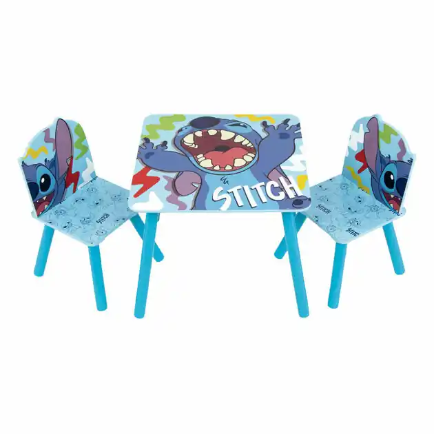 Set Houten Tafel met Twee Stoelen Stitch Beste Prijs