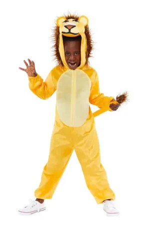 Nieuw Kinderkostuum Pluche Leeuw Onesie - 3-4 jaar