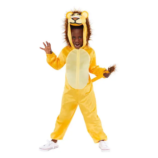 Nieuw Kinderkostuum Pluche Leeuw Onesie - 3-4 jaar