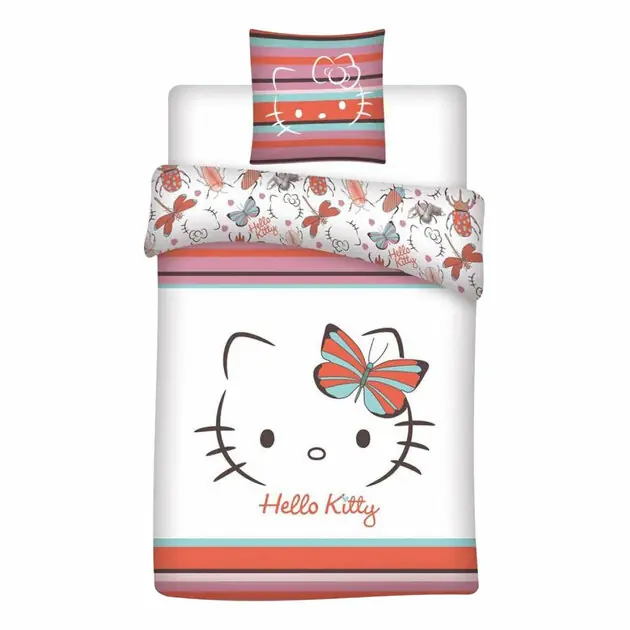 Hello Kitty Dekbedovertrek - 140x200 cm Seizoensaanbieding