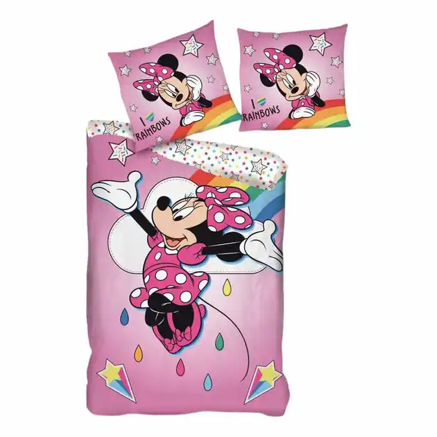Gereduceerde Prijs Minnie Mouse Dekbedovertrek - 140x200 cm