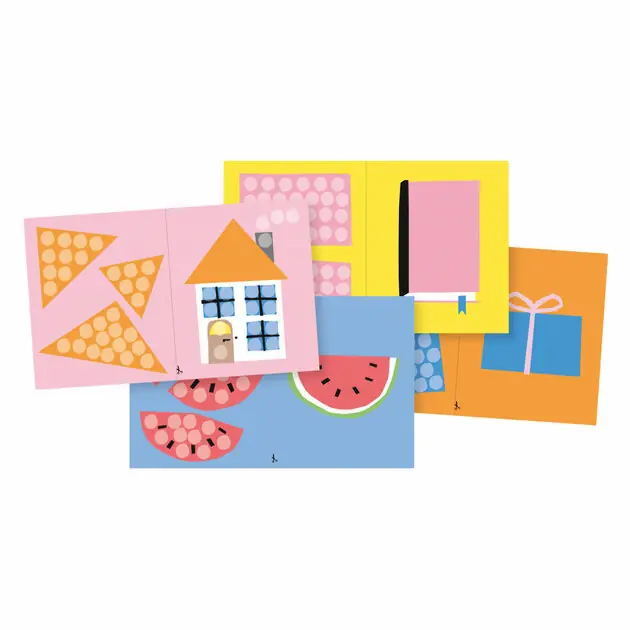 PlayMais Kaarten Versieren Vormen & Kleuren - 24st. Hete Deal