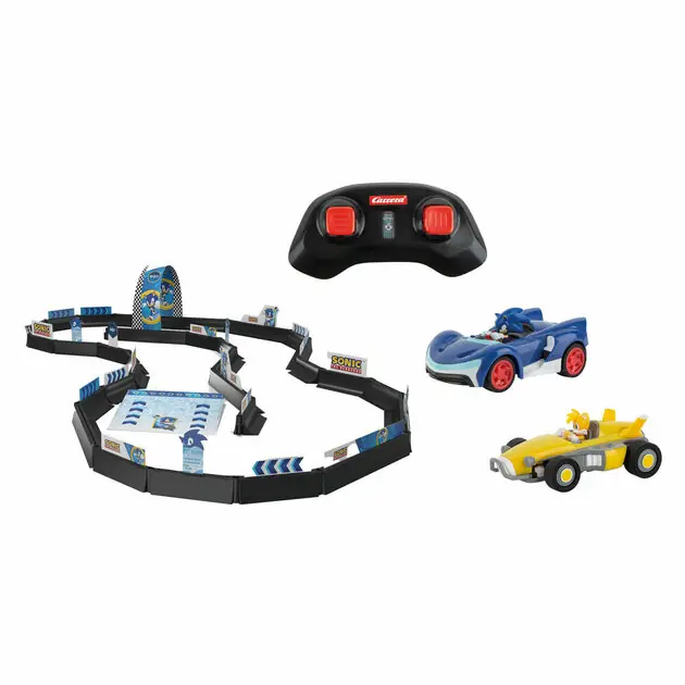 Laatste Kans Carrera RC 2,4GHz Racebaan Team Sonic Racing Tabletop Racing Set - 1:43