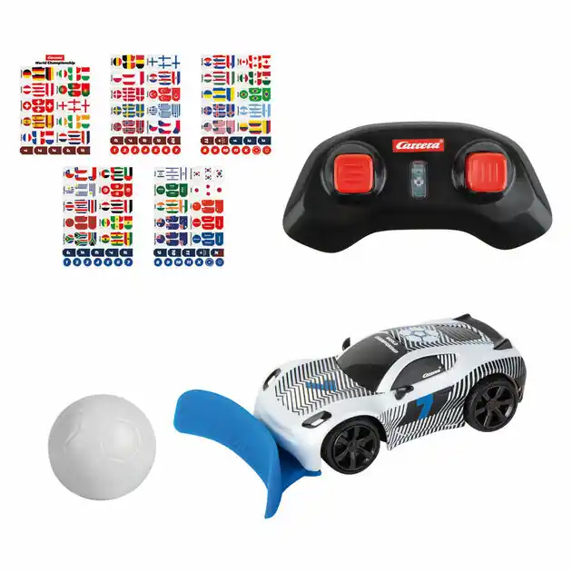 Goedkoop Carrera RC 2,4GHz Mini RC white - World Championship - 1:43