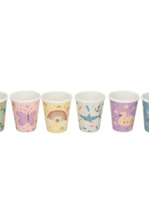 Set Bekers van Melamine 250ml - 24st. Uitverkoop