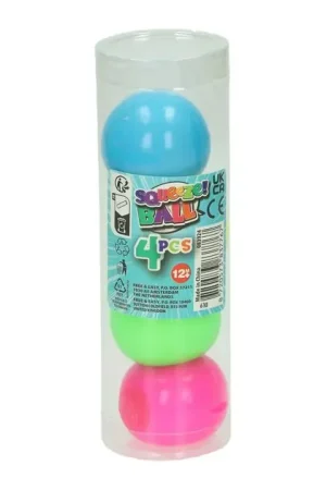 Knijpballen in Neonkleur - 4st. Populair