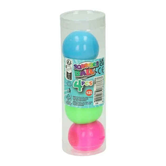 Knijpballen in Neonkleur - 4st. Populair