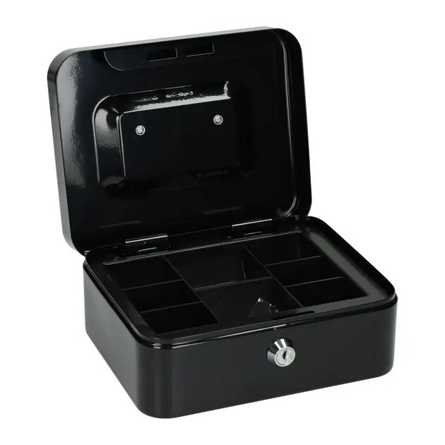 Geldkist van Metaal met Slot - 20x16x9cm Exclusieve Aanbieding