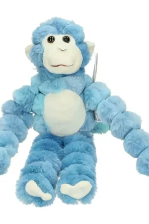 Pluchen Aap met Lange Armen 38 cm - Blauw Exclusieve Aanbieding