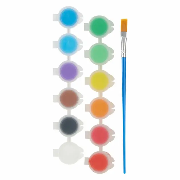 Tempera Verfset - 12 Kleuren Alleen Vandaag