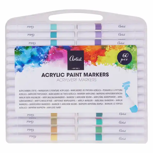 Set Acrylmarkers - 60st. Betaalbaar
