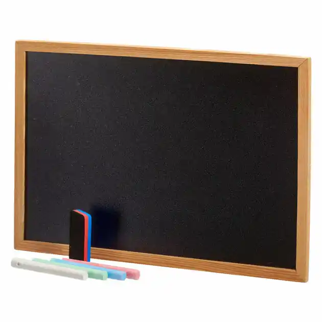 Direct Verzonden Krijtbord 21x30cm met 4 Krijtjes en Spons