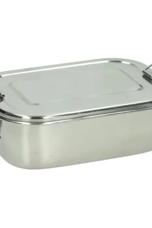 Lunchbox van RVS - 18x13x6,8cm Beste Prijs
