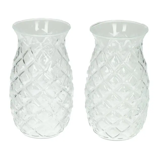 Gecertificeerd Set Drinkglasen in Ananasvorm 525ml - 2st.