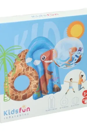 Zwembad Speelset met Strandbal, Zwemring, Luchtbed - Dinosaurus Uitverkoop