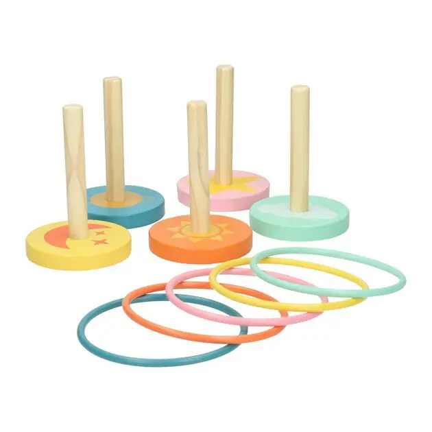 Houten Ringwerpsel - 10dlg. Koop Online
