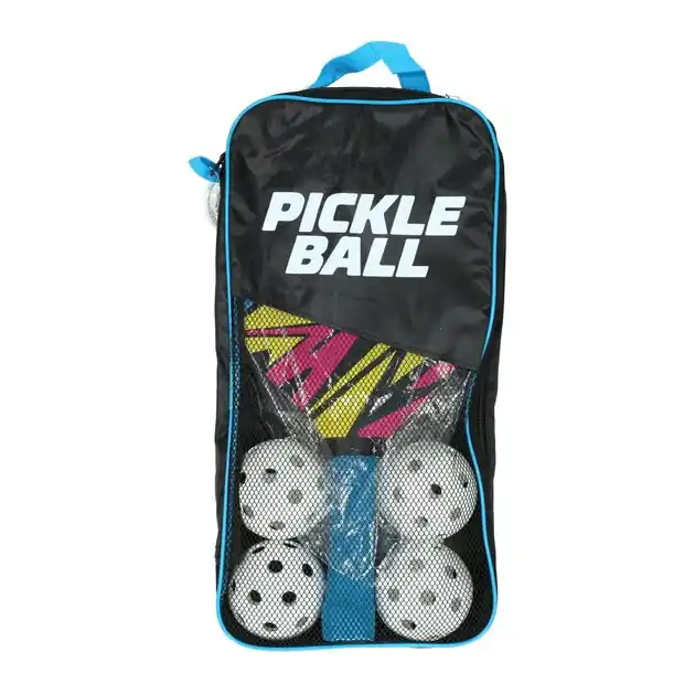 Set van 6 Pickleballen met 2 Rackets Snelle Levering