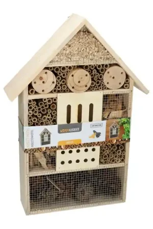 Groot Houten Insecentenhotel - 35x10x51cm Goedkoop