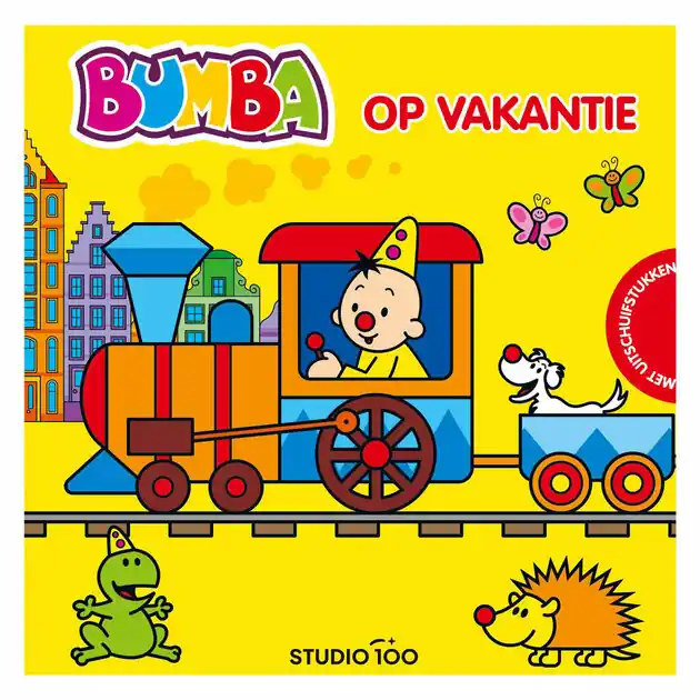 Bumba Uitschuifbaar Kartonboek - Op Vakantie Populair