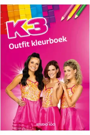 K3 Kleurboek - Outfit Kleurboek Tijdelijk Beschikbaar