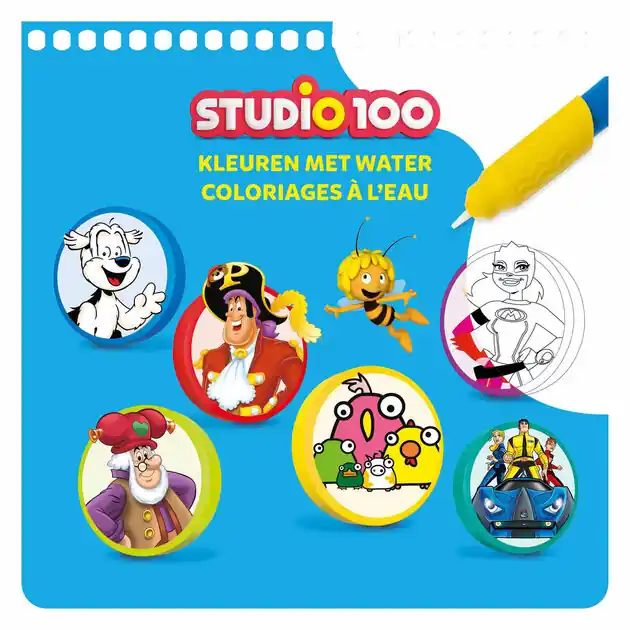Premium Studio 100 Kleurboek - Kleuren Met Water