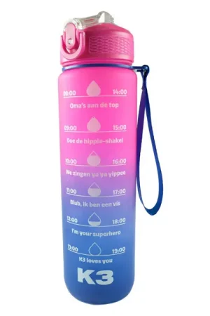 K3 Motiverende Drinkfles 1L Beste Prijs