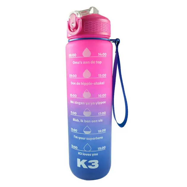 K3 Motiverende Drinkfles 1L Beste Prijs