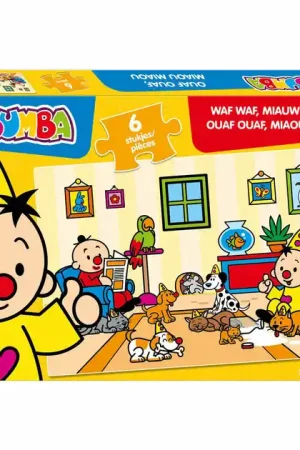 Tijdelijk Beschikbaar Bumba Puzzel Waf Waf Miauw Miauw - 6st.