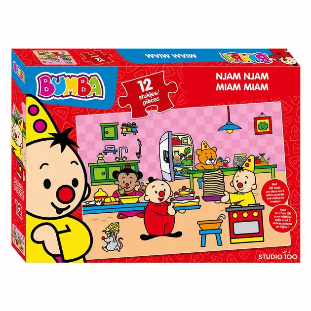 Bumba Puzzel Njam Njam - 12st. Populair