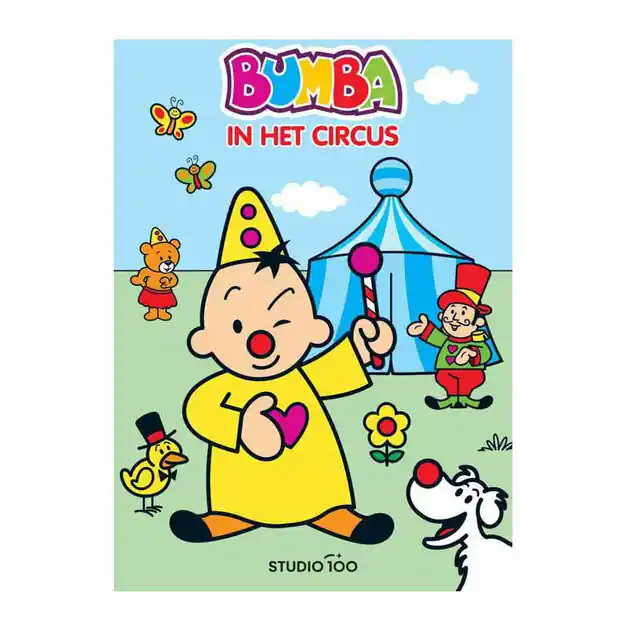 Actieprijs Bumba Kartonboek A4 - In het circus