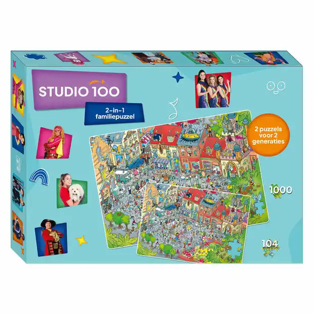 Beste Prijs 2-in-1 Familiepuzzel - 30 jaar Studio 100