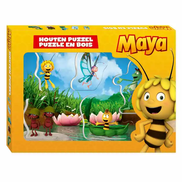 Maya Houten Puzzel met Dikke Stukken - Formaat A4 Laatste Kans