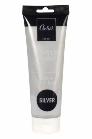 Uitverkoop Acrylverf Zilver - 250ml