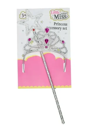 Betaalbaar Prinsessen Accessoireset Tiara en Toverstaf