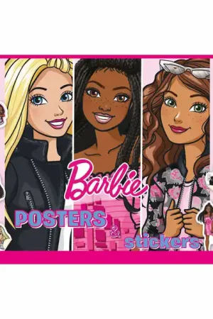 Barbie Posterboek om te Kleuren met Stickers Lage Prijs
